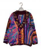 Coogiクージー）の古着「Nネック3Dニット」｜マルチカラー