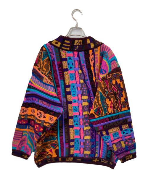Coogi（クージー）Coogi (クージー) Nネック3Dニット マルチカラー サイズ:Sの古着・服飾アイテム