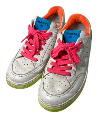 中古・古着通販】CHANEL (シャネル) スニーカー ホワイト サイズ:38