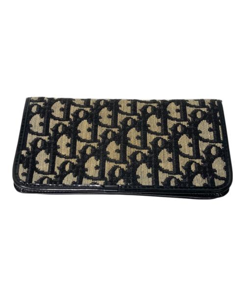 Christian Dior（クリスチャン ディオール）Christian Dior (クリスチャン ディオール) 長財布 ネイビーの古着・服飾アイテム