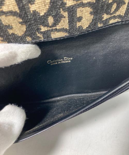 Christian Dior（クリスチャン ディオール）Christian Dior (クリスチャン ディオール) 長財布 ネイビーの古着・服飾アイテム