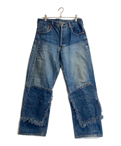 LEVI'S（リーバイス）LEVI'S (リーバイス) リメイクデニムパンツ インディゴ サイズ:W34の古着・服飾アイテム