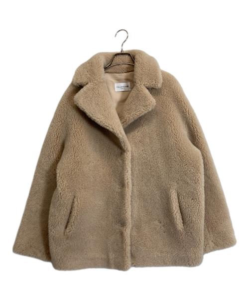 PELLESSIMO（ペレッシモ）PELLESSIMO (ペレッシモ) ボアコート ホワイト サイズ:Mの古着・服飾アイテム