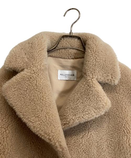 PELLESSIMO（ペレッシモ）PELLESSIMO (ペレッシモ) ボアコート ホワイト サイズ:Mの古着・服飾アイテム