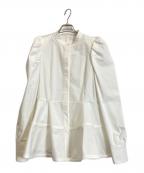 cygneシーニュ）の古着「ペプラムシャツ」｜ホワイト