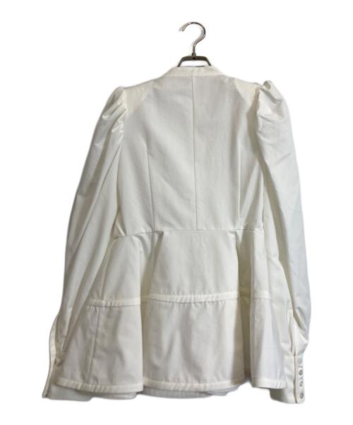 cygne（シーニュ）cygne (シーニュ) ペプラムシャツ ホワイト サイズ:1の古着・服飾アイテム