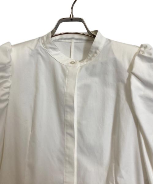 cygne（シーニュ）cygne (シーニュ) ペプラムシャツ ホワイト サイズ:1の古着・服飾アイテム