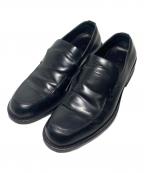 GUCCIグッチ）の古着「レザーブーツ」｜ブラック