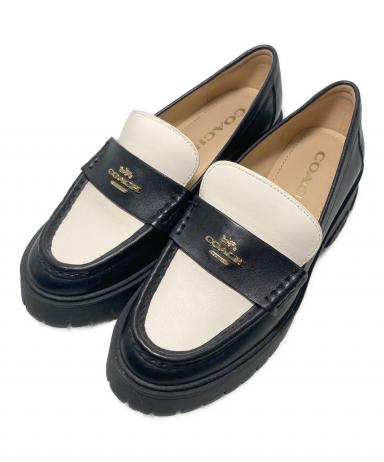 中古・古着通販】COACH (コーチ) ローファー ブラック サイズ:23