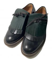MARNI（マルニ）の古着「フリンジローファー」｜グリーン