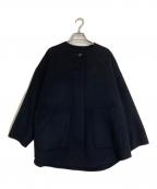 FRAMeWORKフレームワーク）の古着「ハミルトンリバークルーネックコート」｜ブラック