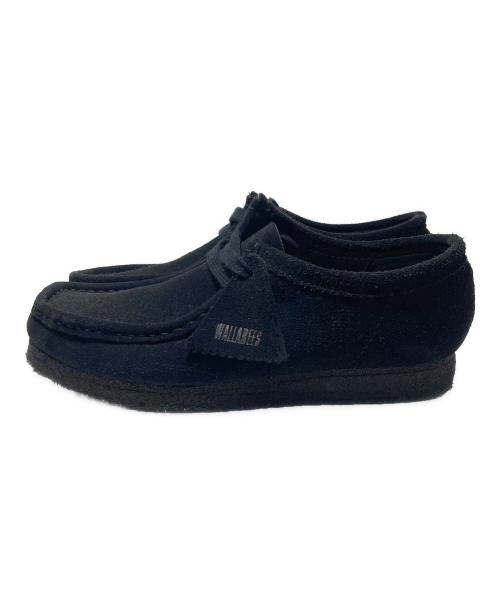 CLARKS（クラークス）CLARKS (クラークス) SEESEE (シーシー) スウェードシューズ ブラック サイズ:25.5の古着・服飾アイテム