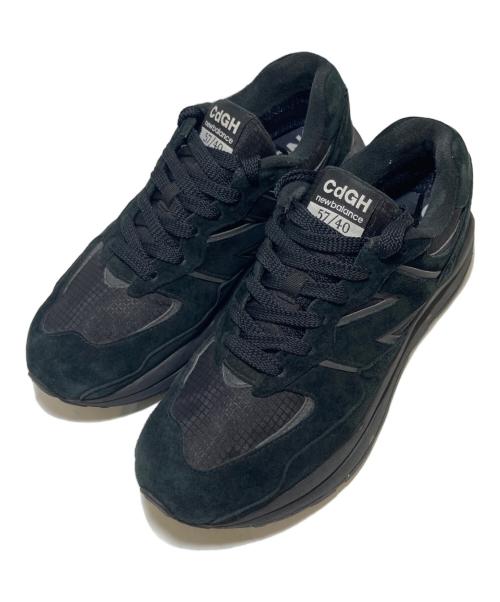 NEW BALANCE（ニューバランス）NEW BALANCE (ニューバランス) COMME des GARCONS (コムデギャルソン) ローカットスニーカー ブラック サイズ:27の古着・服飾アイテム