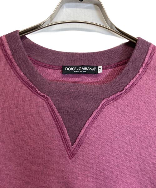 DOLCE & GABBANA（ドルチェ＆ガッバーナ）DOLCE & GABBANA (ドルチェ＆ガッバーナ) ロングカットソー ピンク サイズ:54の古着・服飾アイテム