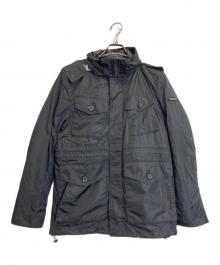 BLACK LABEL CRESTBRIDGE（ブラックレーベル クレストブリッジ）の古着「10MONTH 2in1インナーダウン付きジャケット」｜ブラック