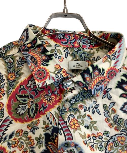 ETRO（エトロ）ETRO (エトロ) 花柄シャツ ベージュ サイズ:48の古着・服飾アイテム