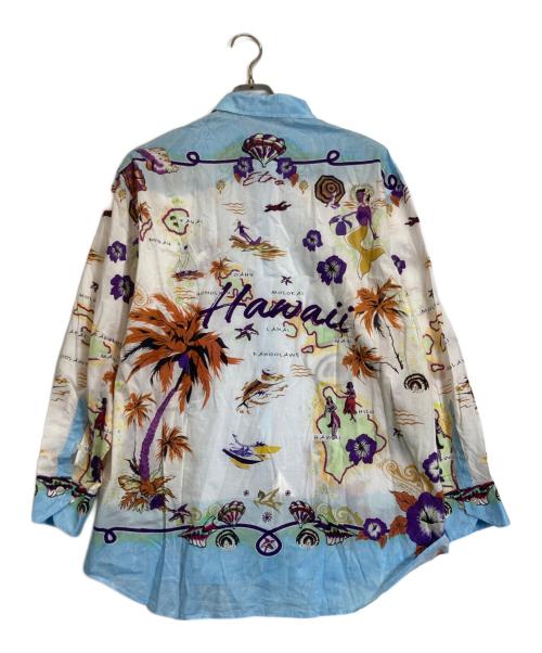 ETRO（エトロ）ETRO (エトロ) 花柄シャツ スカイブルー サイズ:XLの古着・服飾アイテム