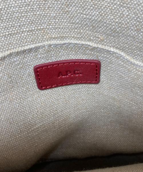 A.P.C.（アーペーセー）A.P.C. (アーペーセー) トートバッグ レッドの古着・服飾アイテム