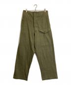 MILITARYミリタリー）の古着「パンツ」｜グリーン