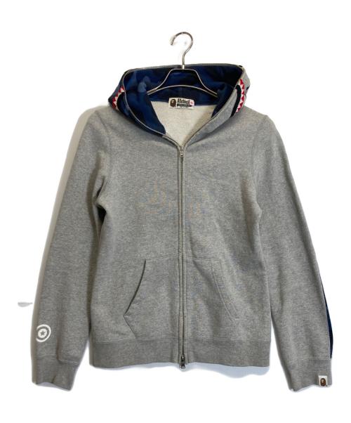 A BATHING APE（ア ベイシング エイプ）A BATHING APE (アベイシングエイプ) パーカー グレー サイズ:XSの古着・服飾アイテム