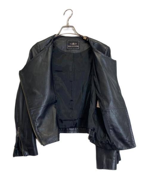 GRACE CONTINENTAL（（グレースコンチネンタル）GRACE CONTINENTAL (（グレースコンチネンタル) ラムレザージャケット ブラック サイズ:36の古着・服飾アイテム