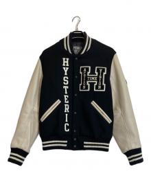 Hysteric Glamour（ヒステリックグラマー）の古着「SEE NO EVIL刺繍スタジャン」｜ブラック