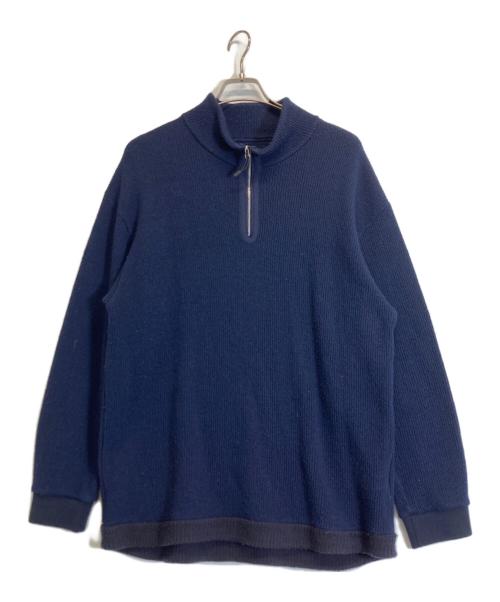 WHITE MOUNTAINEERING（ホワイトマウンテ二アニング）WHITE MOUNTAINEERING (ホワイトマウンテ二アニング) ニット ネイビー サイズ:1の古着・服飾アイテム