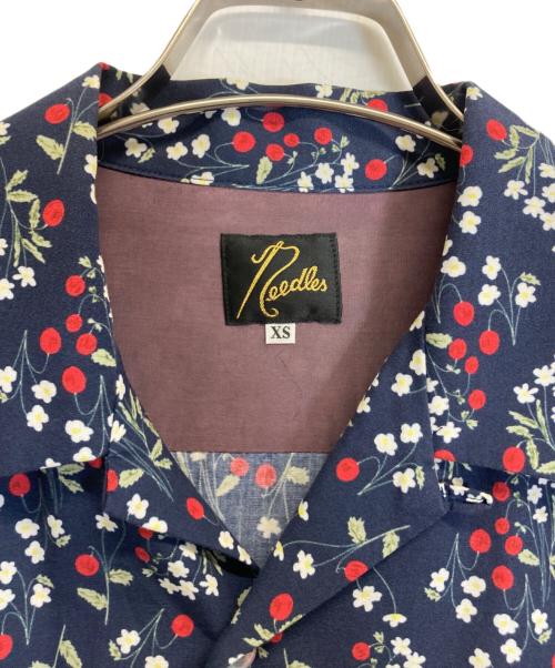 Needles（ニードルズ）Needles (ニードルズ) 花柄シャツ ネイビー サイズ:XSの古着・服飾アイテム