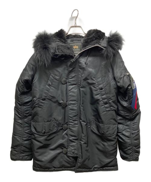 ALPHA（アルファ）ALPHA (アルファ) N-3B フライトジャケット ブラック サイズ:Sの古着・服飾アイテム