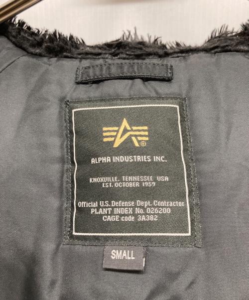 ALPHA（アルファ）ALPHA (アルファ) N-3B フライトジャケット ブラック サイズ:Sの古着・服飾アイテム