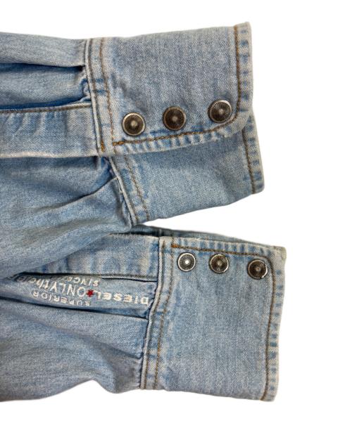 DIESEL（ディーゼル）DIESEL (ディーゼル) デニムシャツ インディゴ サイズ:-の古着・服飾アイテム