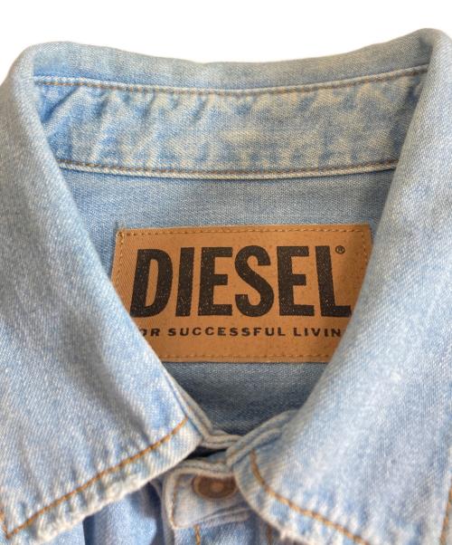 DIESEL（ディーゼル）DIESEL (ディーゼル) デニムシャツ インディゴ サイズ:-の古着・服飾アイテム