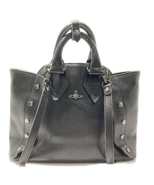 Vivienne Westwood（ヴィヴィアンウエストウッド）Vivienne Westwood (ヴィヴィアンウエストウッド) 2WAYバッグ ブラックの古着・服飾アイテム