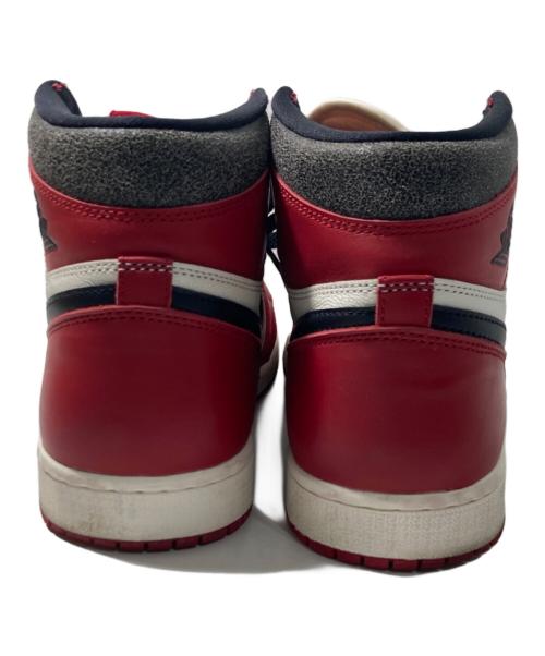 NIKE（ナイキ）NIKE (ナイキ) AIR JORDAN 1 HIGH OG レッド サイズ:28.5の古着・服飾アイテム
