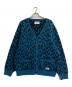 WACKO MARIA（ワコマリア）の古着「レオパードヘビーモヘアカーディガン」｜ブルー
