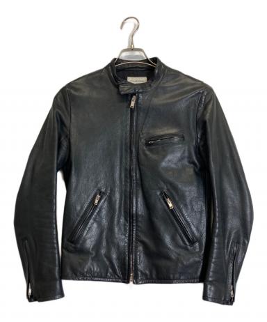 リチウムオム　レザージャケット　A-22 黒　廃盤　42 男女兼用可能 中古・古着通販】LITHIUM HOMME (リチウムオム・ファム) レザー