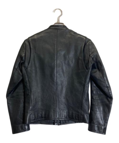 LITHIUM HOMME（リチウムオム・ファム）LITHIUM HOMME (リチウムオム・ファム) レザージャケット ブラック サイズ:42の古着・服飾アイテム