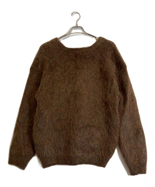 UNUSED（アンユーズド）UNUSED (アンユーズド) モヘアカーディガン ブラウン サイズ:2の古着・服飾アイテム