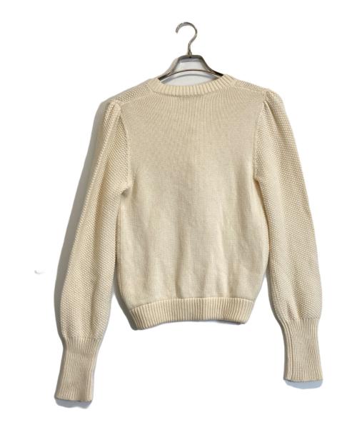 VALENTINO（ヴァレンティノ）VALENTINO (ヴァレンティノ) カシミヤ混カーディガン ホワイト サイズ:42の古着・服飾アイテム