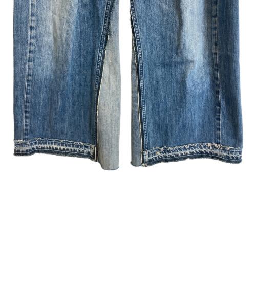 GARBAGE（ガーベッジ）GARBAGE (ガーベッジ) リメイクデニムパンツ インディゴ サイズ:表記無しの古着・服飾アイテム