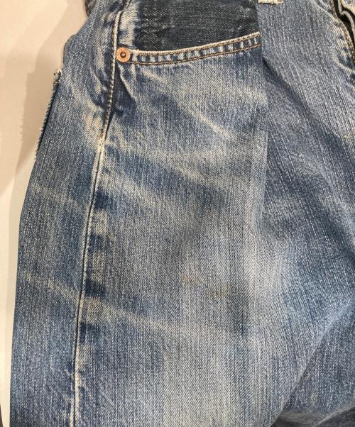 GARBAGE（ガーベッジ）GARBAGE (ガーベッジ) リメイクデニムパンツ インディゴ サイズ:表記無しの古着・服飾アイテム