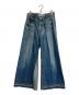 GARBAGE（ガーベッジ）の古着「リメイクデニムパンツ」｜インディゴ