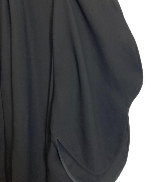 ENFOLD（エンフォルド）ENFOLD (エンフォルド) カーブスリーブワイドブラウス ブラック サイズ:38の古着・服飾アイテム