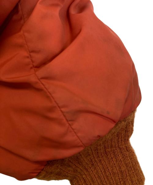 DOWN by schott（ダウン バイ ショット）DOWN by schott (ダウン バイ ショット) ダウンジャケット オレンジ サイズ:Sの古着・服飾アイテム