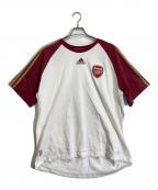 adidasアディダス）の古着「ワッペン刺繍クルーネックTシャツ」｜ホワイト