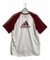 adidas (アディダス) ワッペン刺繍クルーネックTシャツ ホワイト サイズ:L：7000円