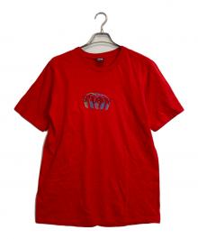 stussy（ステューシー）の古着「headphone logo t-shirt」｜レッド