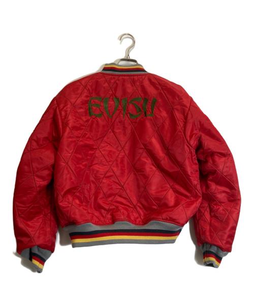 EVISU（エヴィス）EVISU (エヴィス) MA1リバーシブルフライトジャケット カーキ×レッド サイズ:38の古着・服飾アイテム