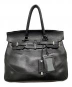 PELLE MORBIDAペッレモルビダ）の古着「トートバッグ」｜ブラック