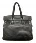 PELLE MORBIDA (ペッレモルビダ) トートバッグ ブラック：37000円